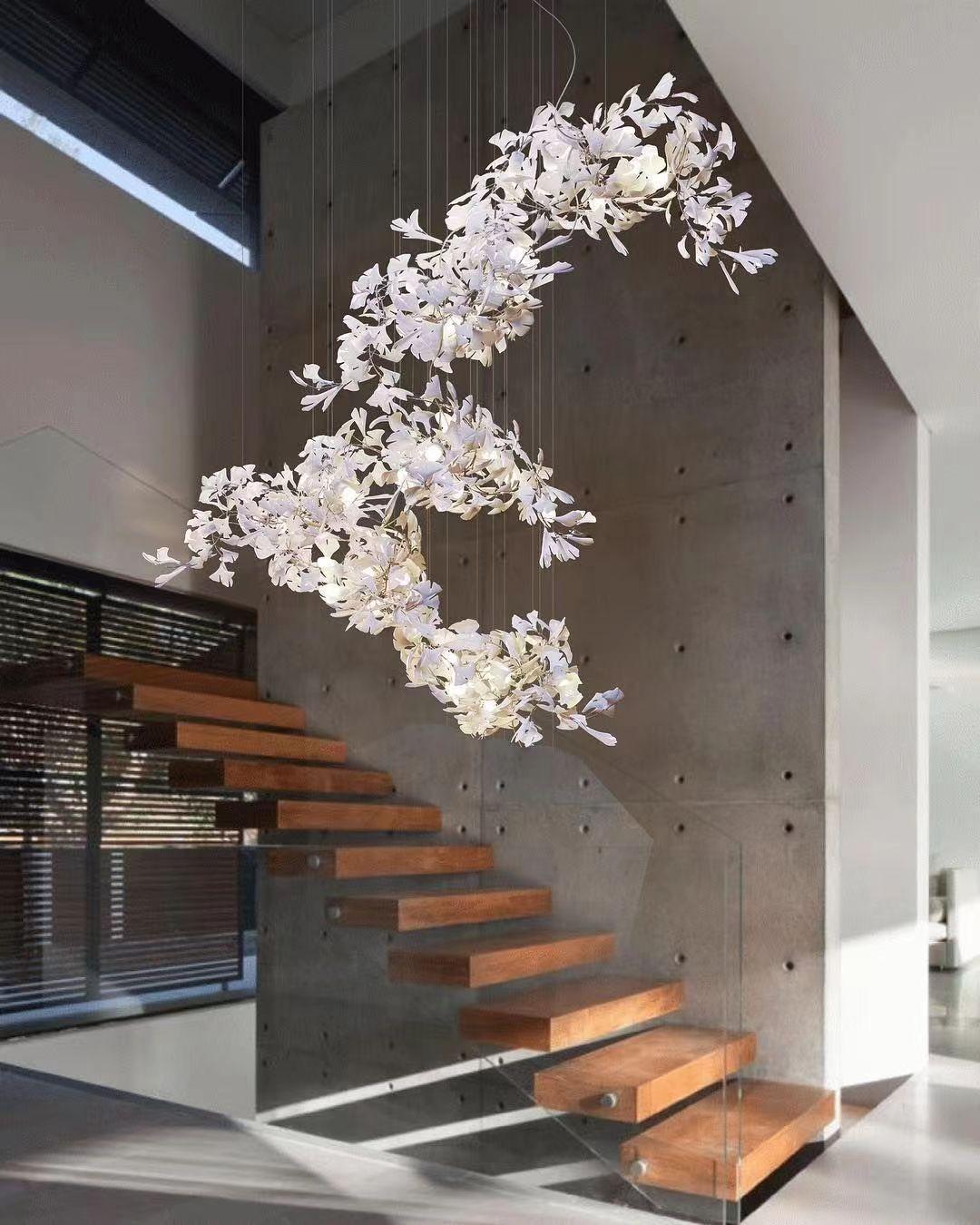 Gingko Ceramic Chandelier F - Nuvé