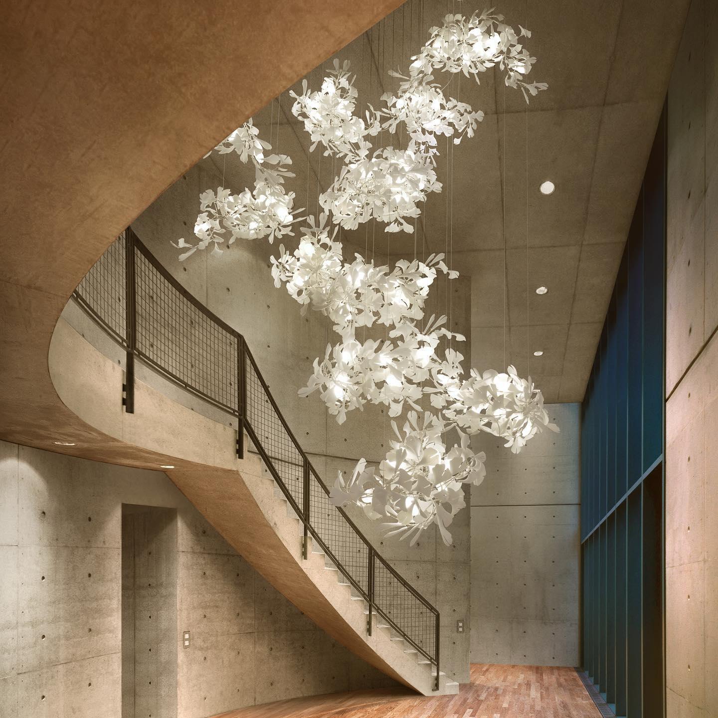 Gingko Ceramic Chandelier F - Nuvé