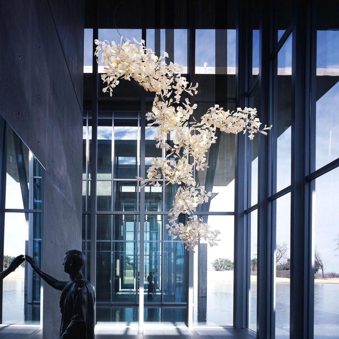 Gingko Ceramic Chandelier F - Nuvé