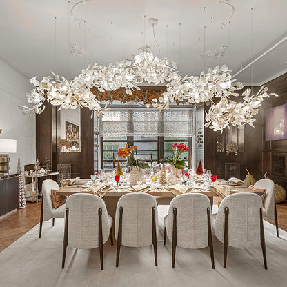 Gingko Ceramic Chandelier C - Nuvé