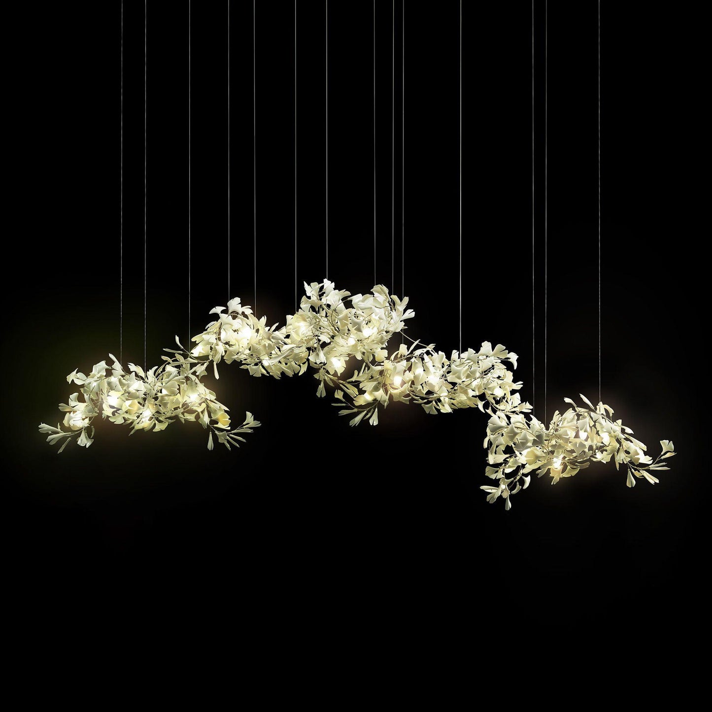 Gingko Ceramic Chandelier C - Nuvé