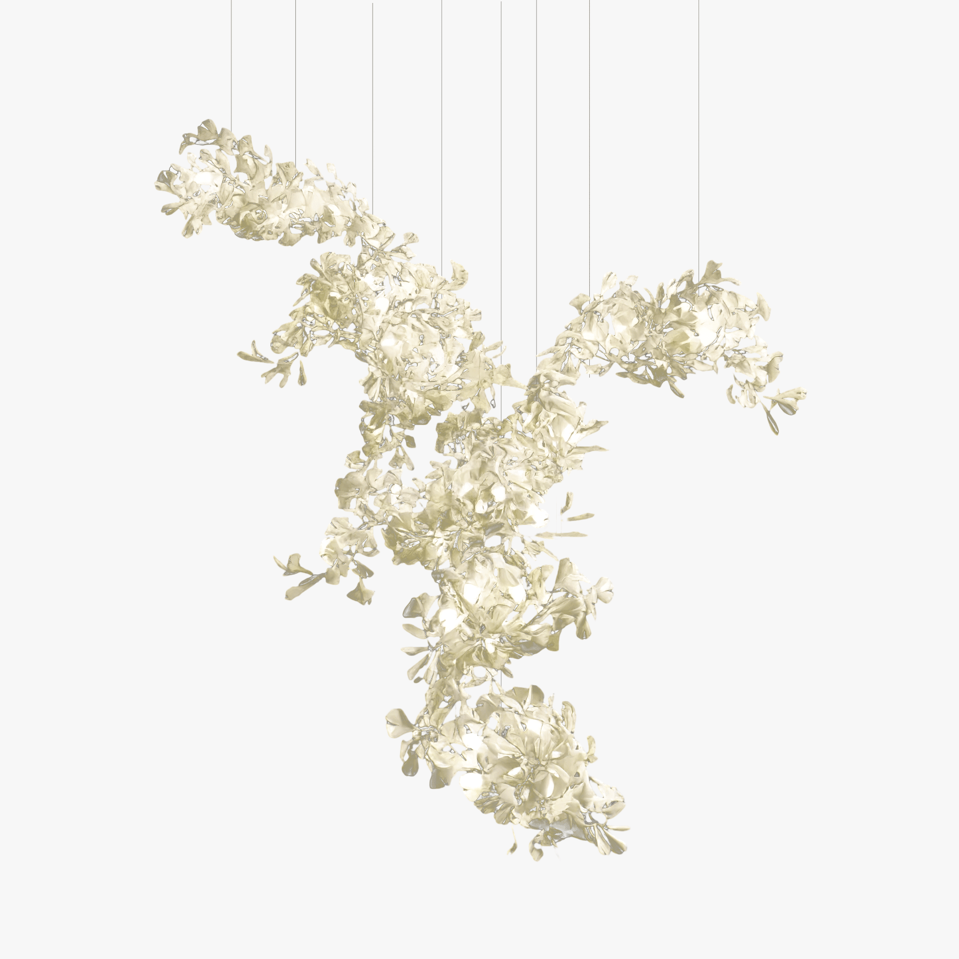 Gingko Combination Chandelier - Nuvé