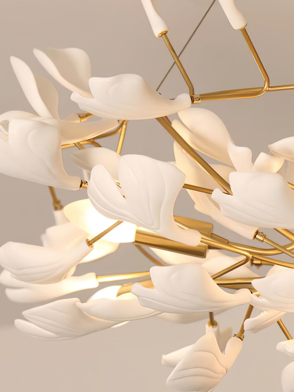 Gingko Long Branch Chandelier - Nuvé