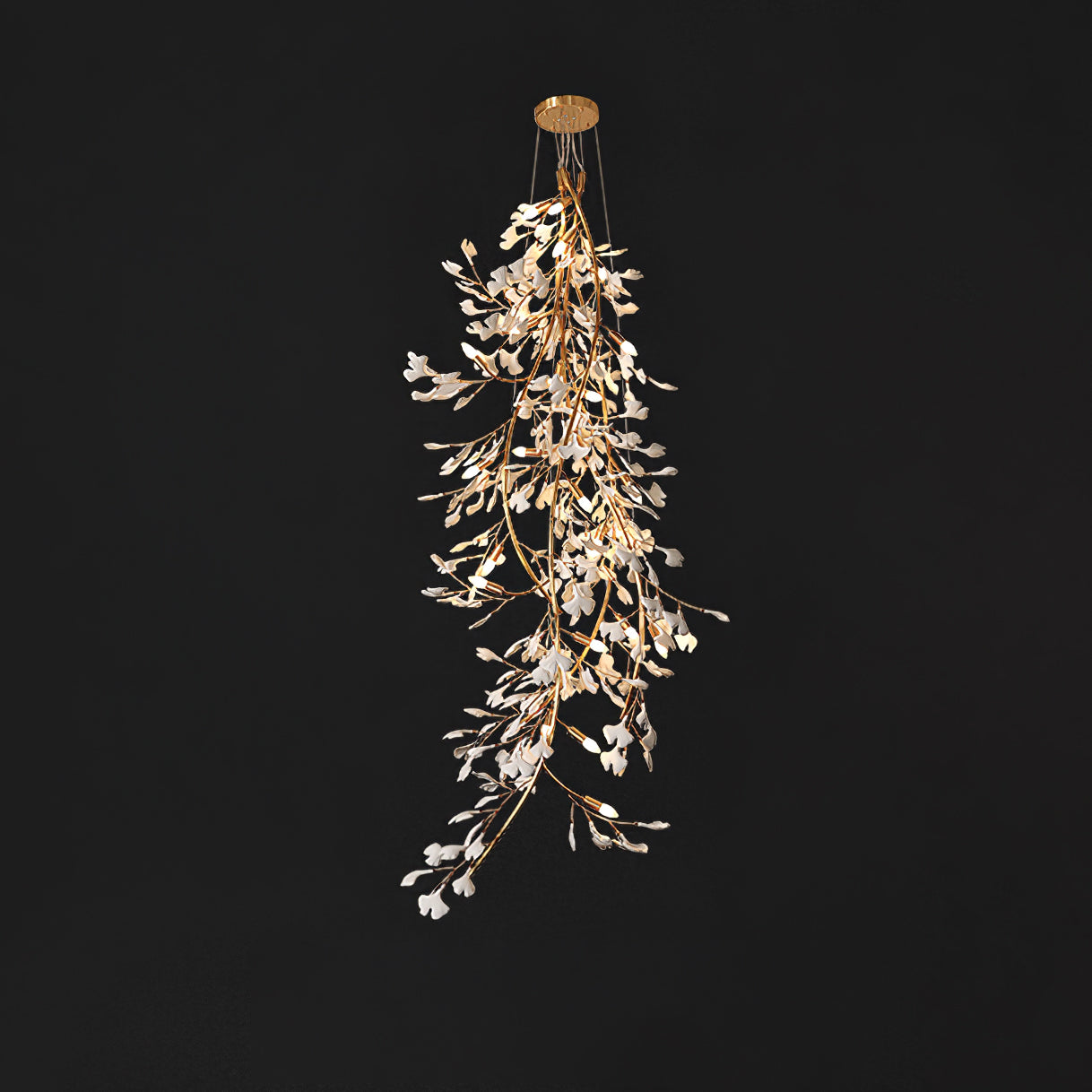 Gingko Long Branch Chandelier - Nuvé