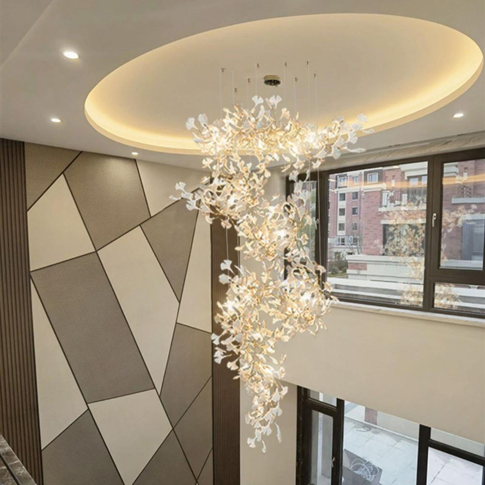 Gingko Combination Chandelier - Nuvé