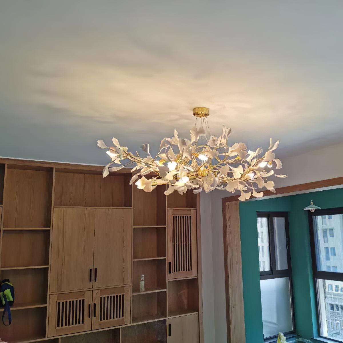 Gingko Ceramic Chandelier B - Nuvé