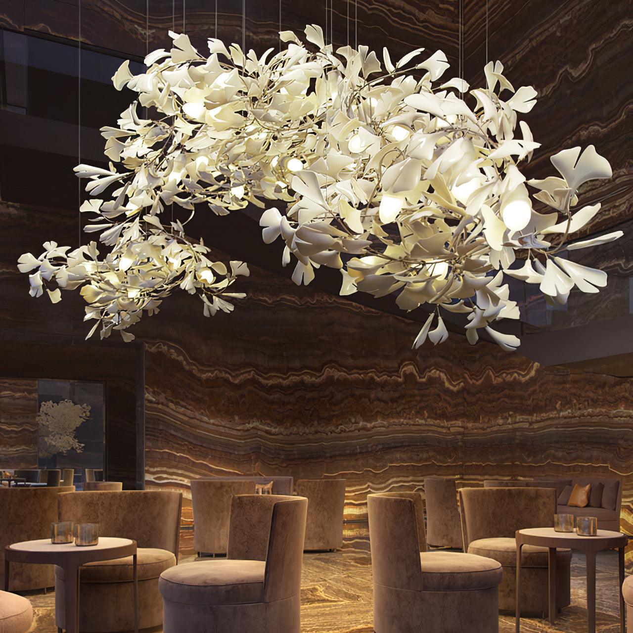 Gingko Ceramic Chandelier B - Nuvé