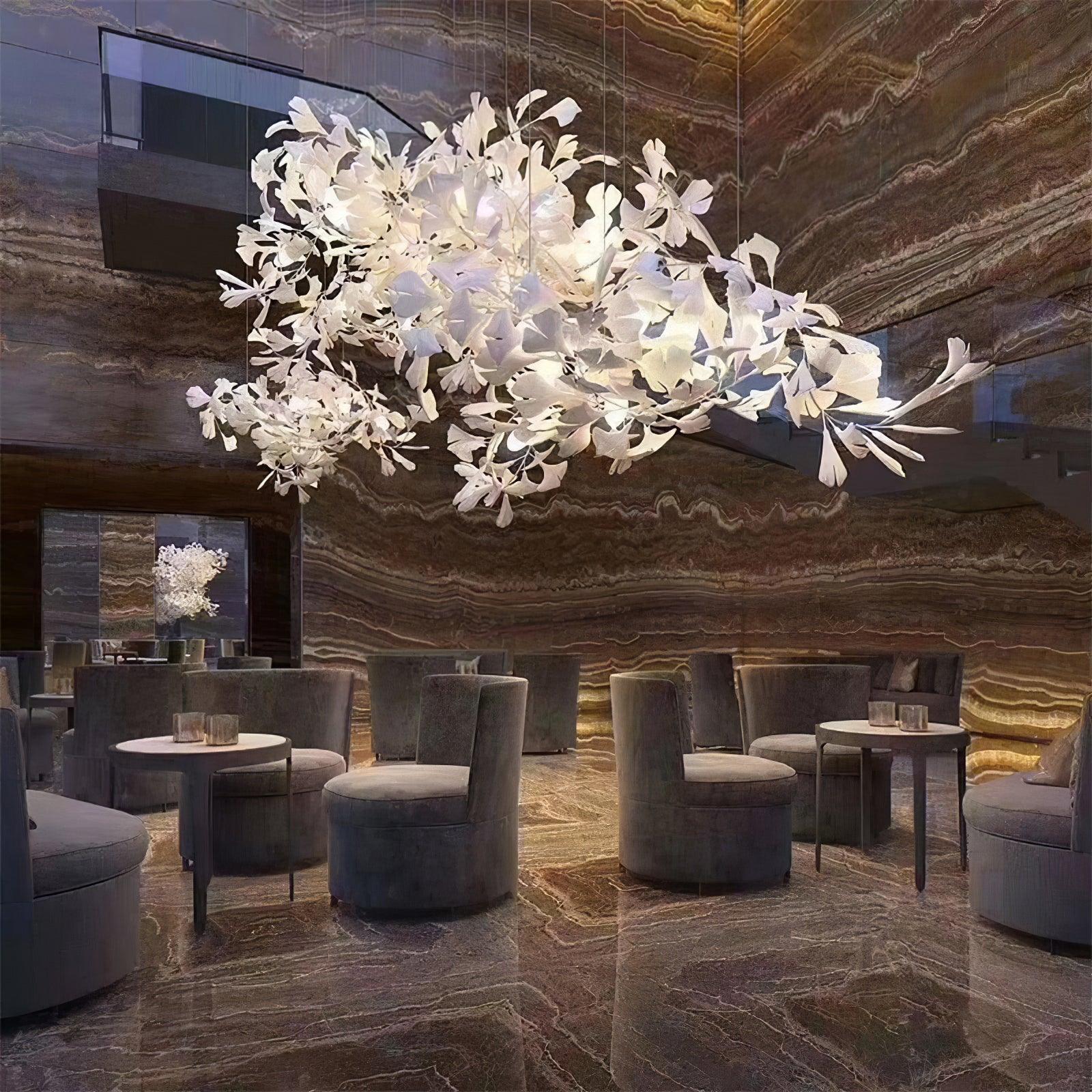 Gingko Ceramic Chandelier B - Nuvé