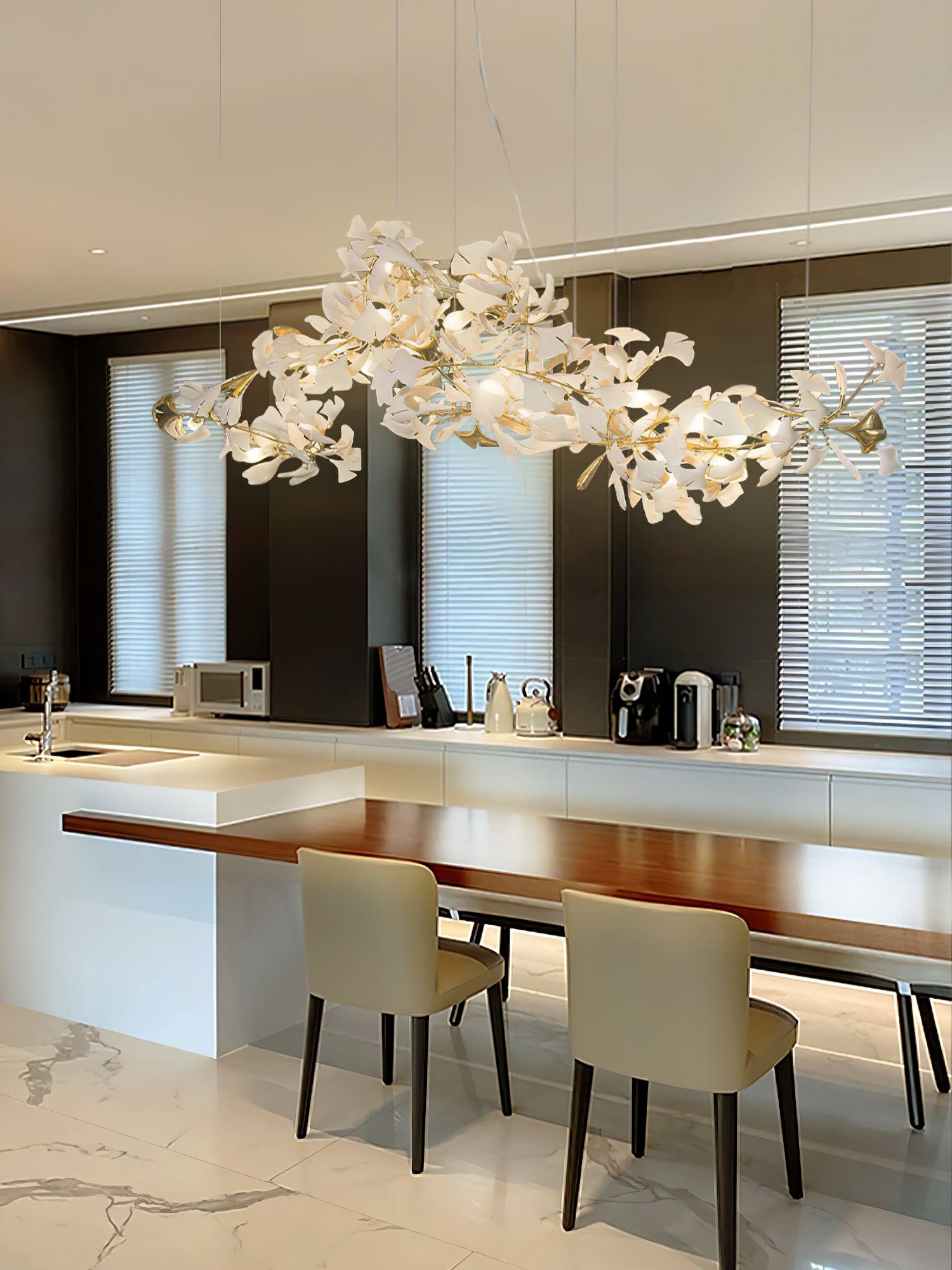 Gingko Ceramic Chandelier B - Nuvé