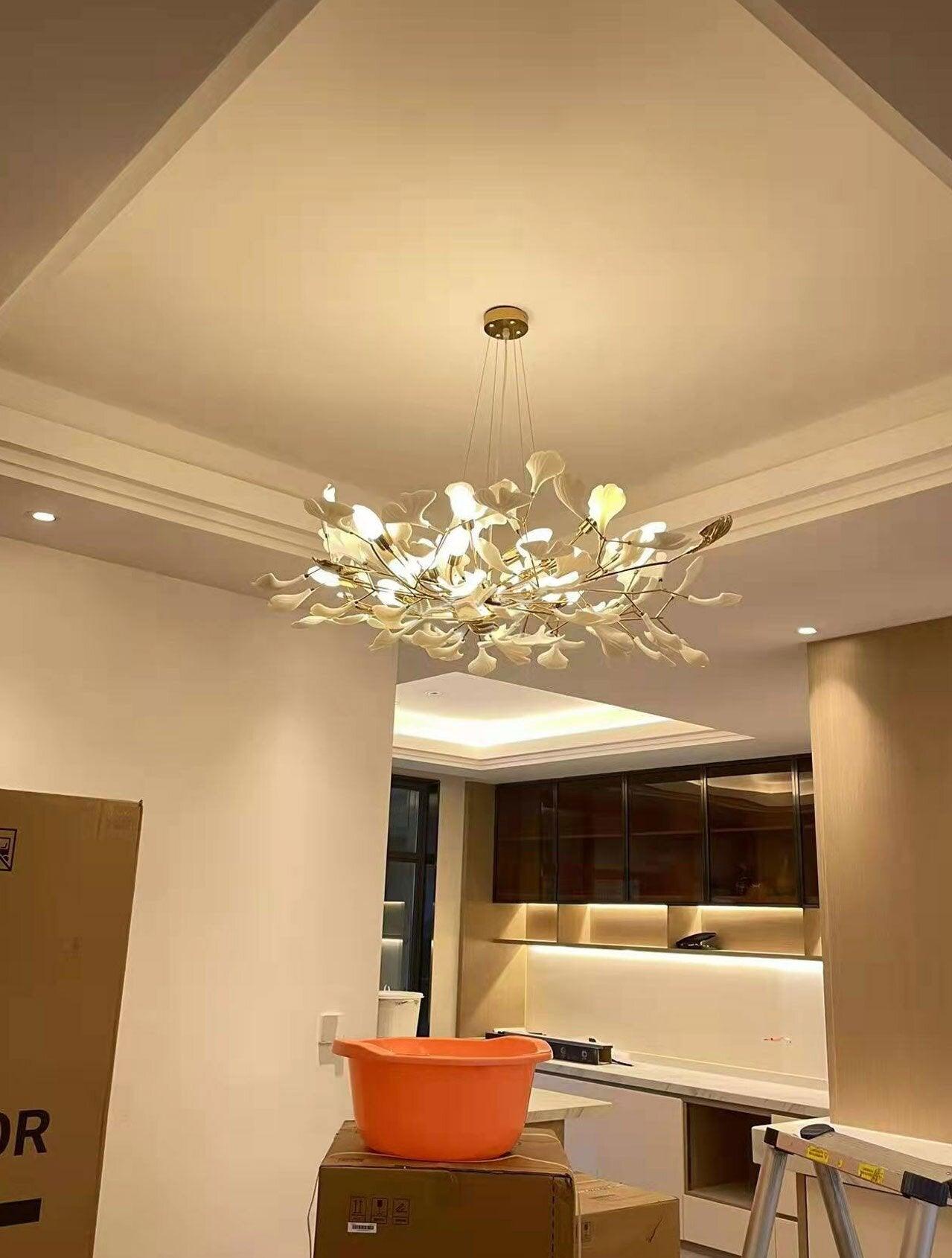 Gingko Ceramic Chandelier B - Nuvé
