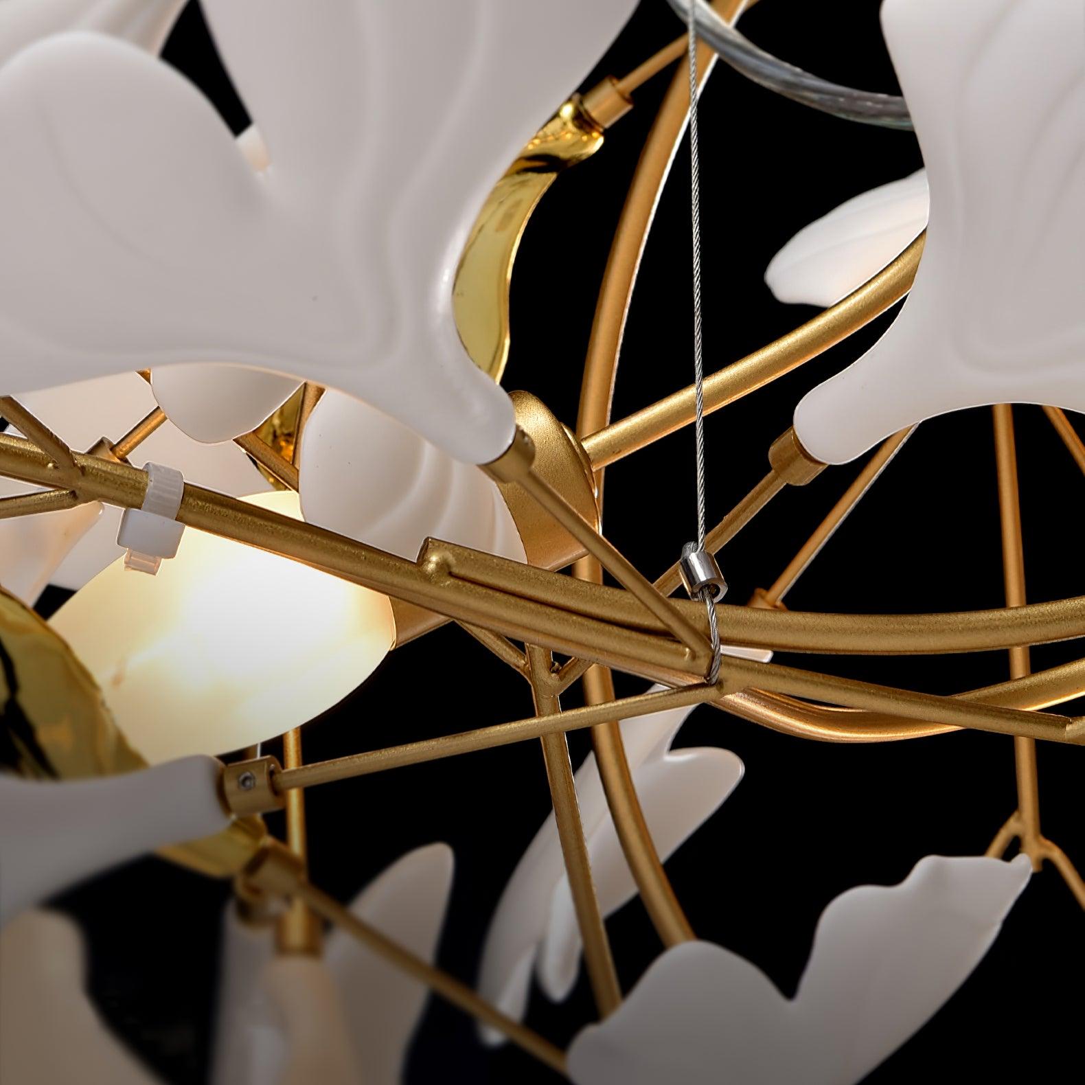 Gingko Ceramic Chandelier B - Nuvé