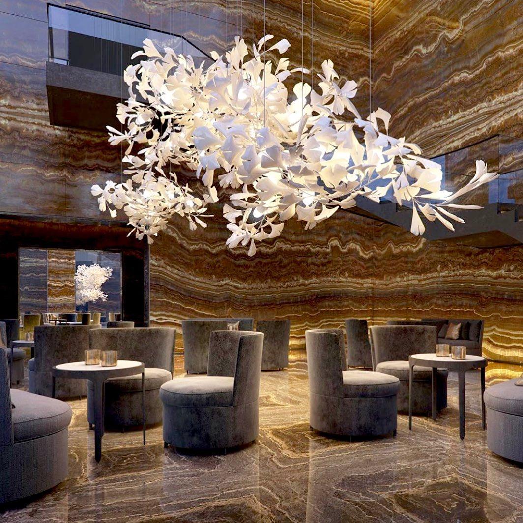 Gingko Ceramic Chandelier B - Nuvé