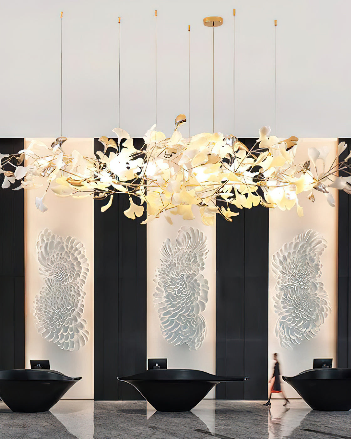 Ginkgo Cloud Chandelier - Nuvé