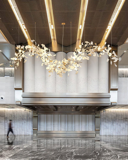 Ginkgo Tip Tlying Chandelier - Nuvé