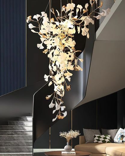 Ginkgo Tip Tlying Chandelier - Nuvé