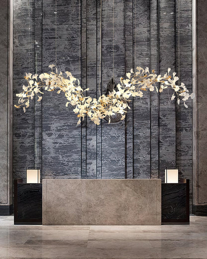 Ginkgo Tip Tlying Chandelier - Nuvé