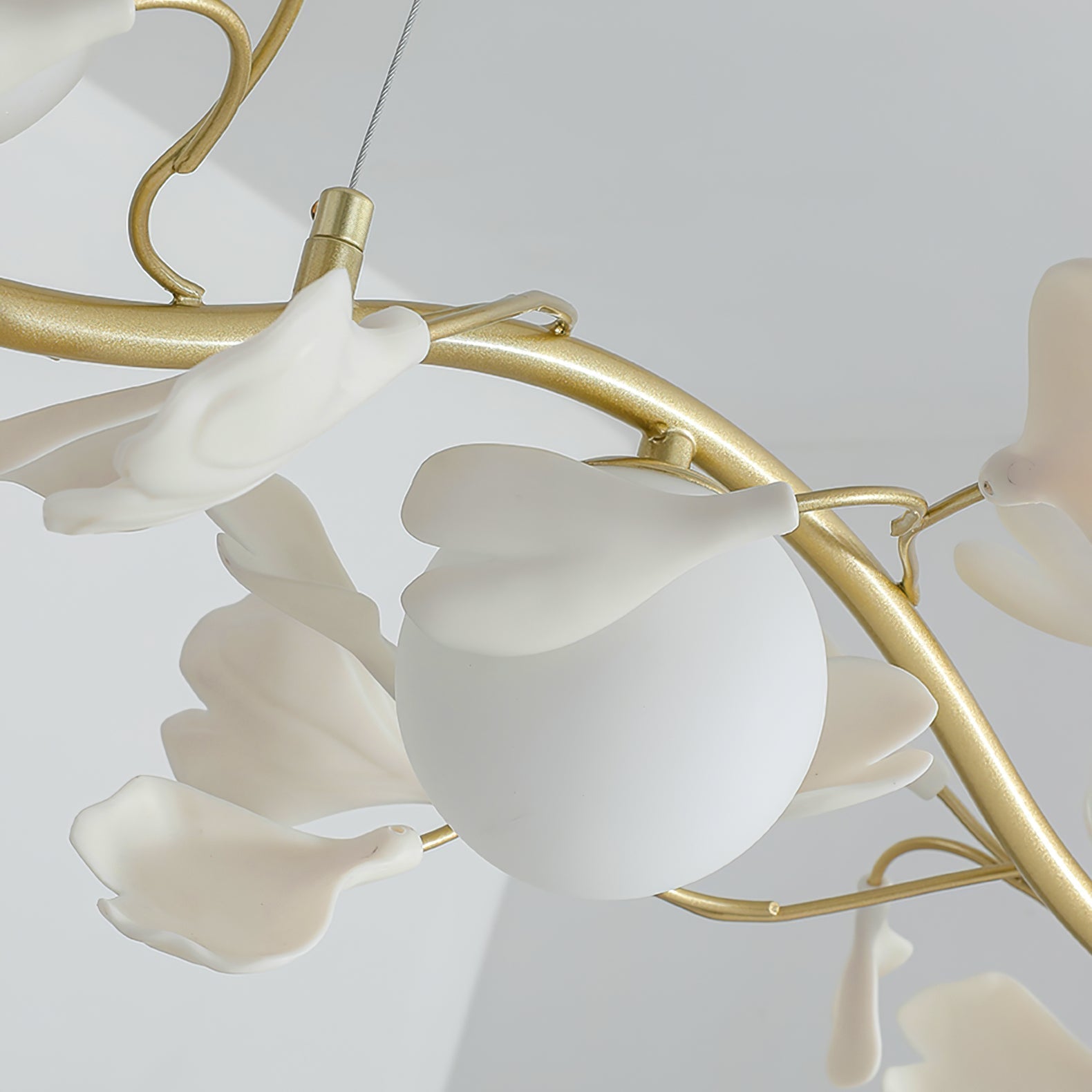 Gingko Glass Chandelier - Nuvé
