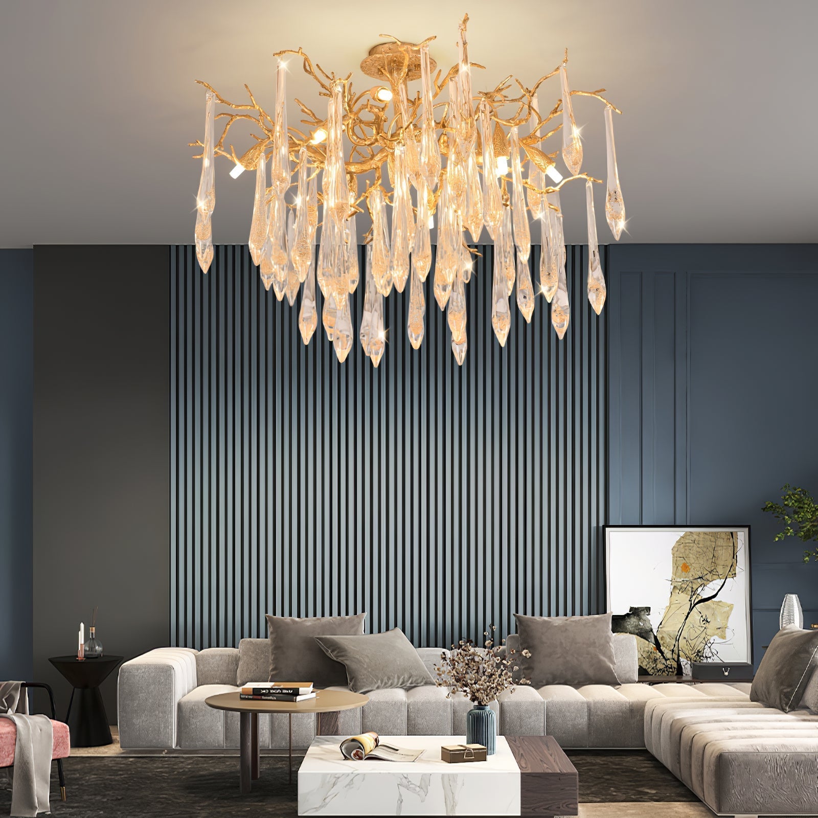 Glamour Glaze Chandelier - Nuvé