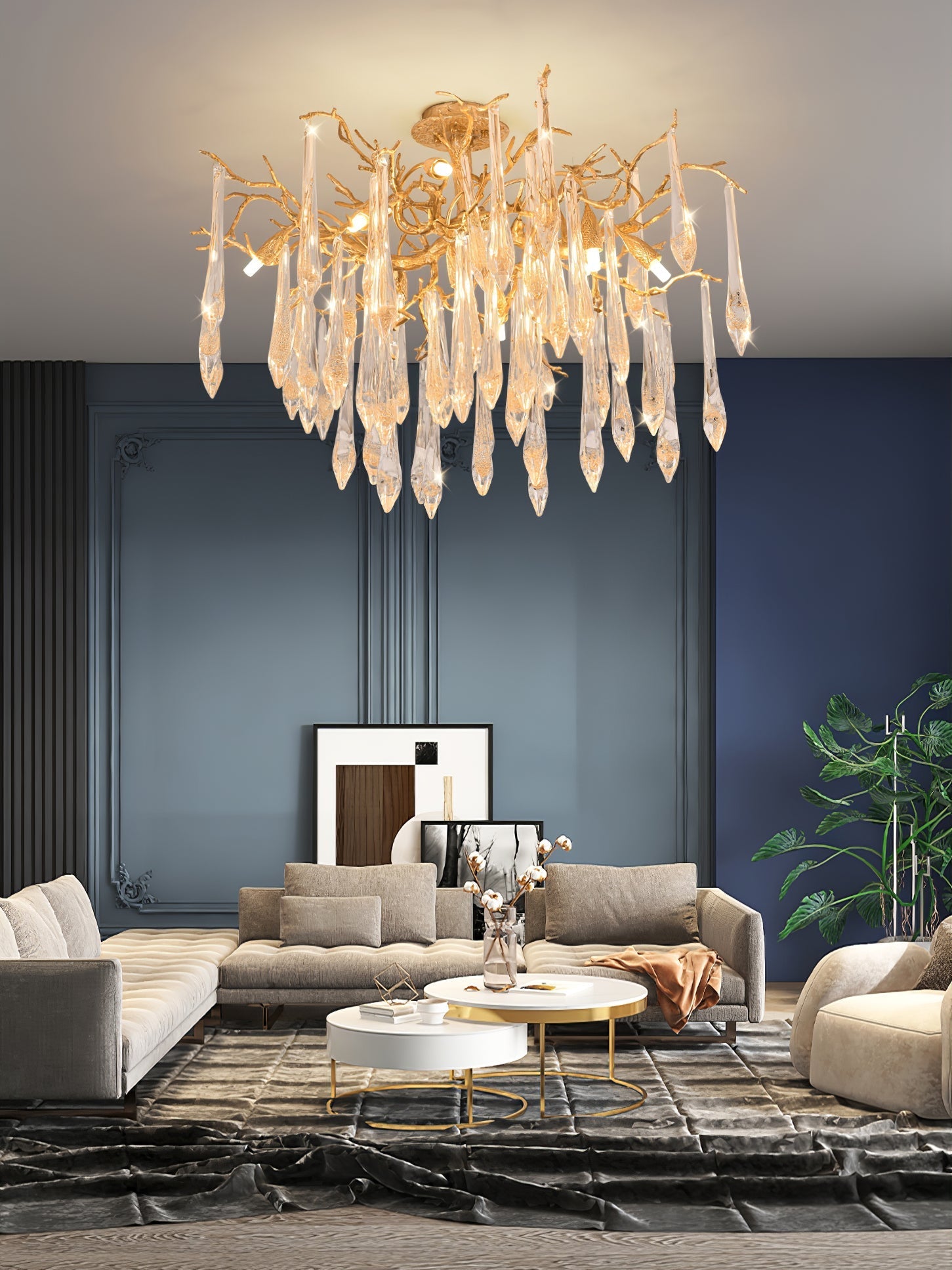 Glamour Glaze Chandelier - Nuvé