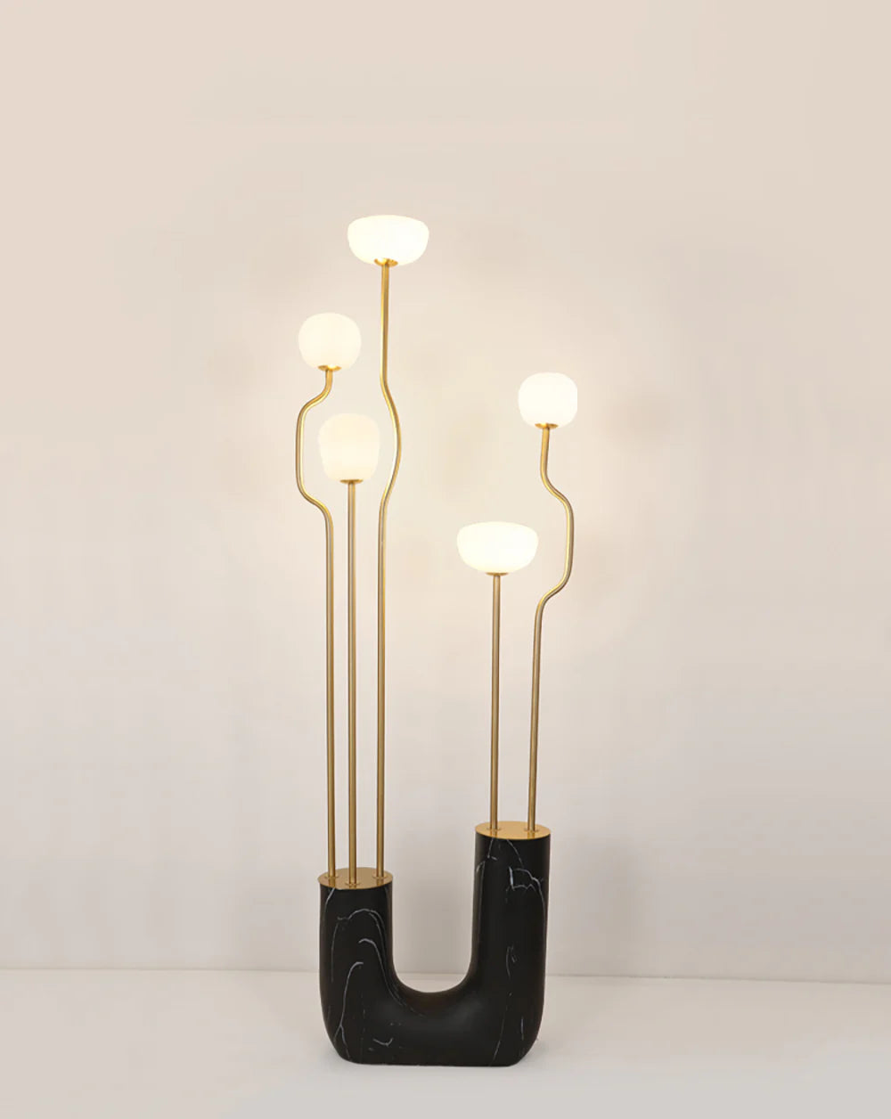 Glass Artistic Aria Bloom Floor Lamp - Nuvé