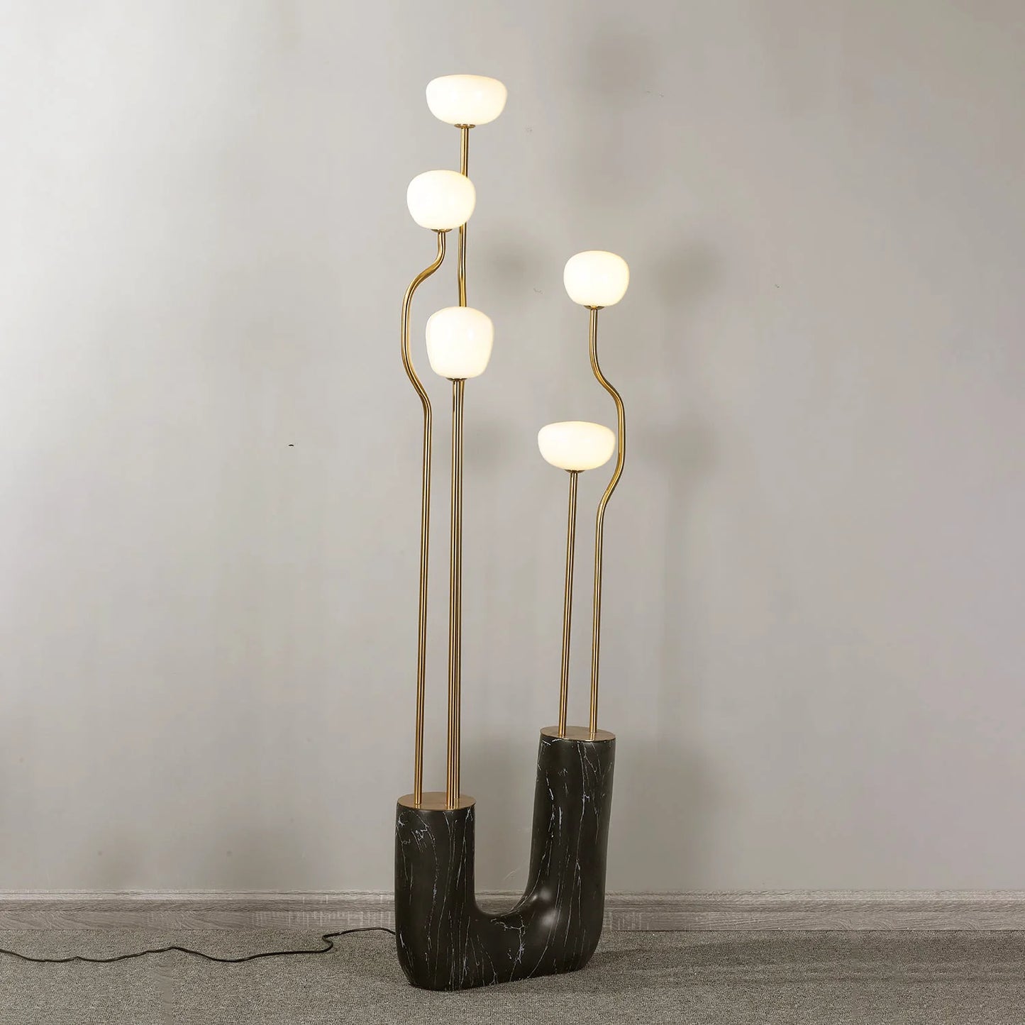 Glass Artistic Aria Bloom Floor Lamp - Nuvé
