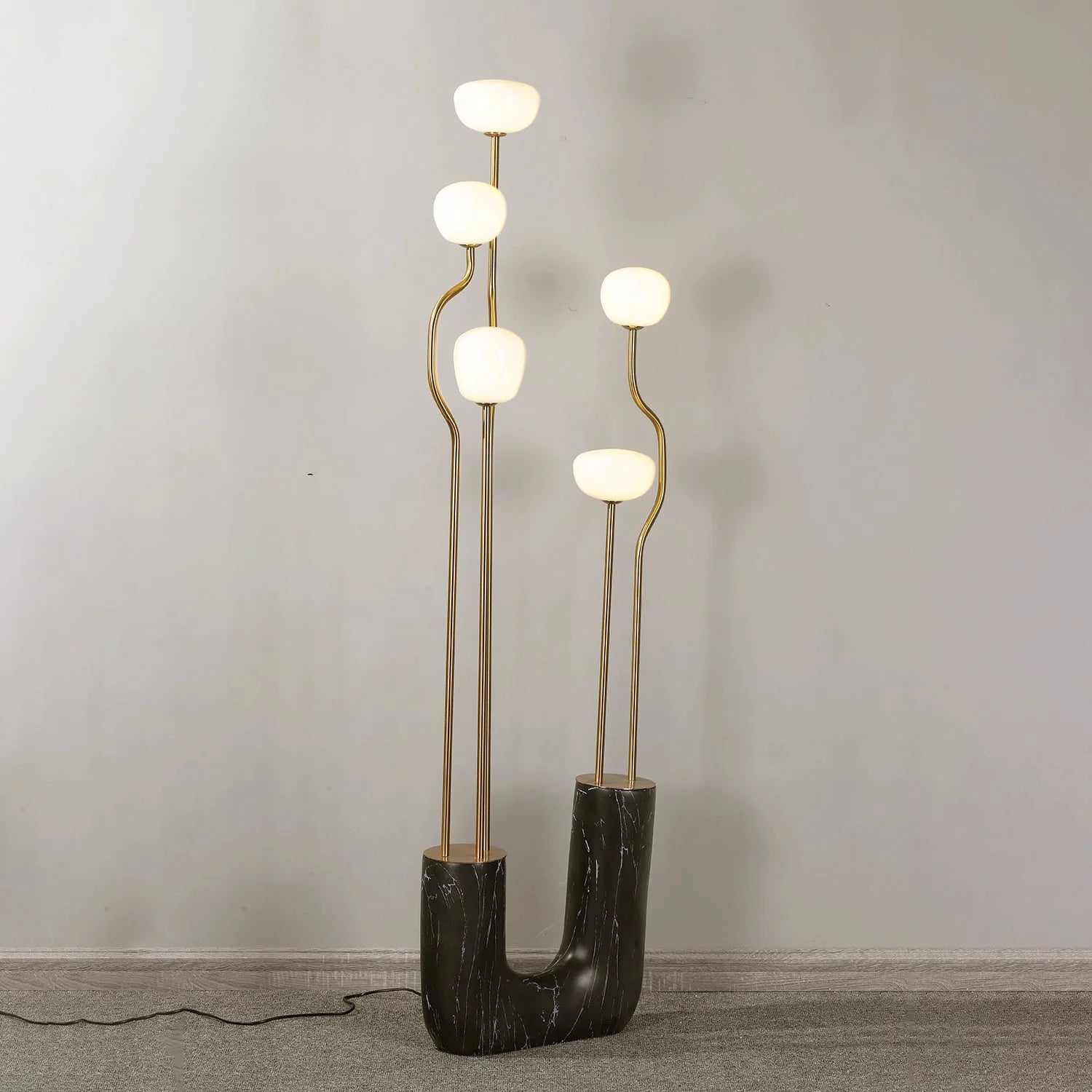 Glass Artistic Aria Bloom Floor Lamp - Nuvé
