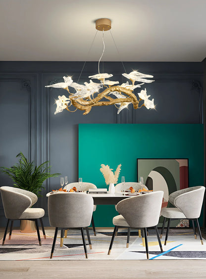 Glass Swallow Chandelier - Nuvé