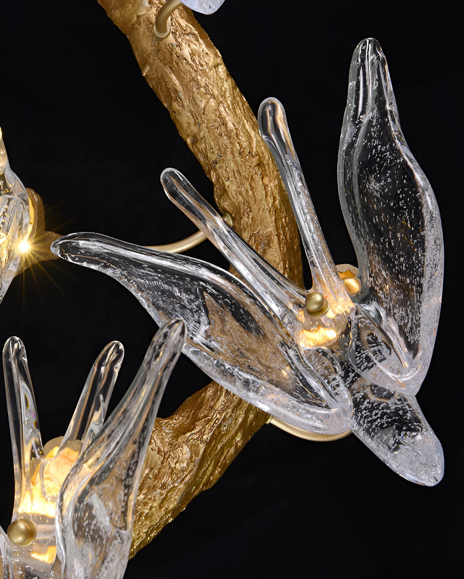 Glass Swallow Chandelier - Nuvé