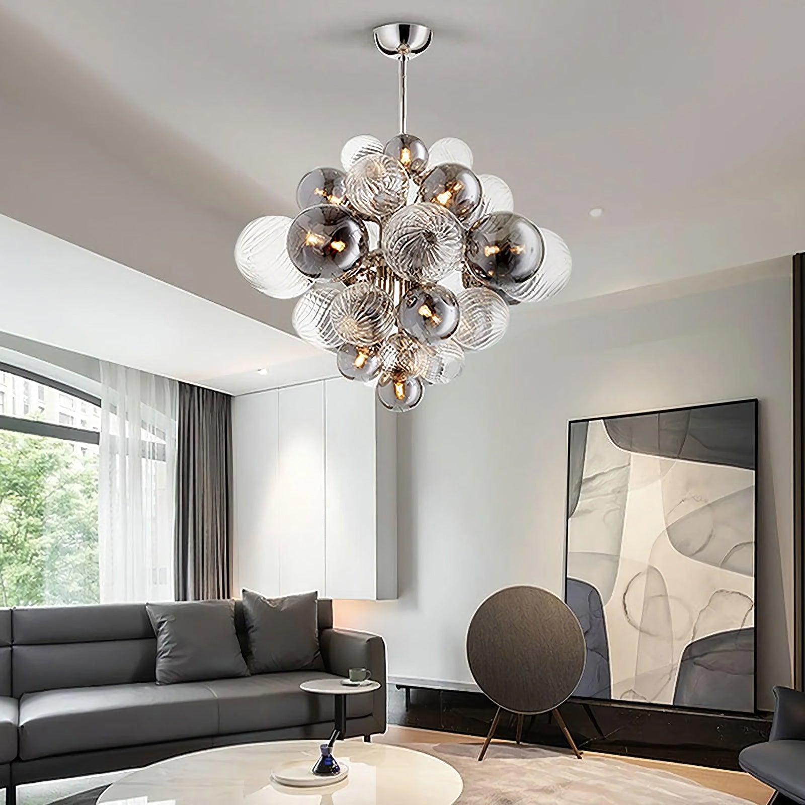 Glass Bubble Chandelier - Nuvé