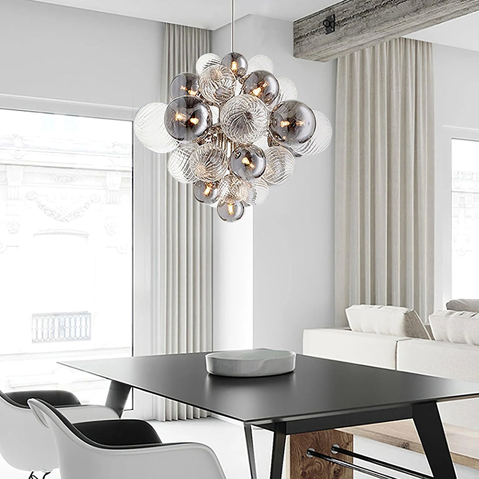 Glass Bubble Chandelier - Nuvé