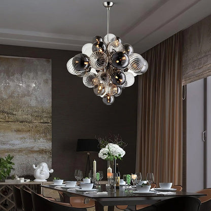 Glass Bubble Chandelier - Nuvé