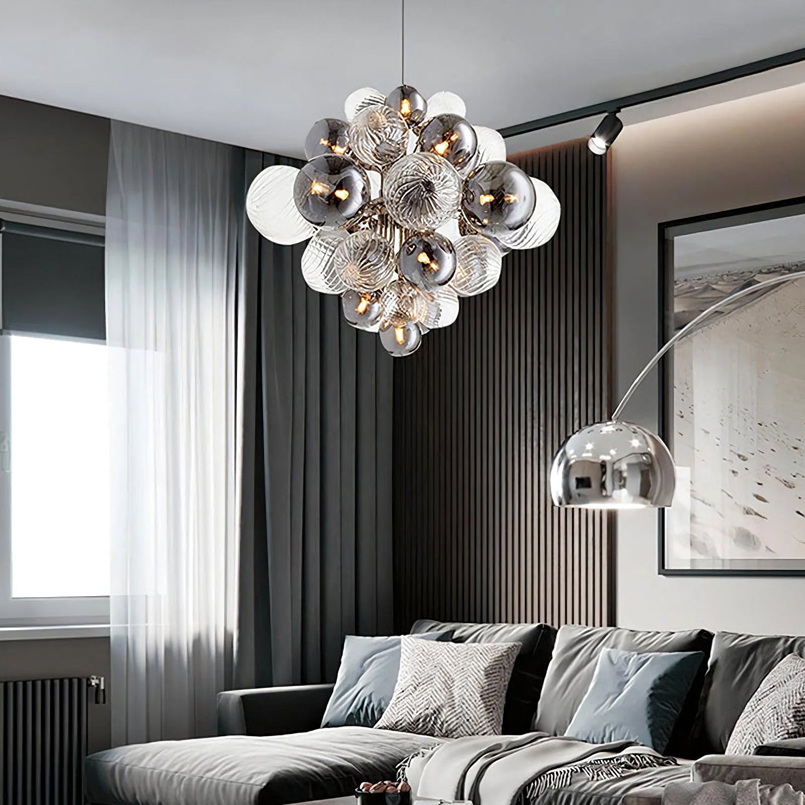 Glass Bubble Chandelier - Nuvé