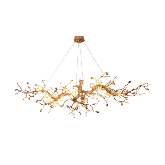 Glass Flower Tree Branch Chandelier - Nuvé