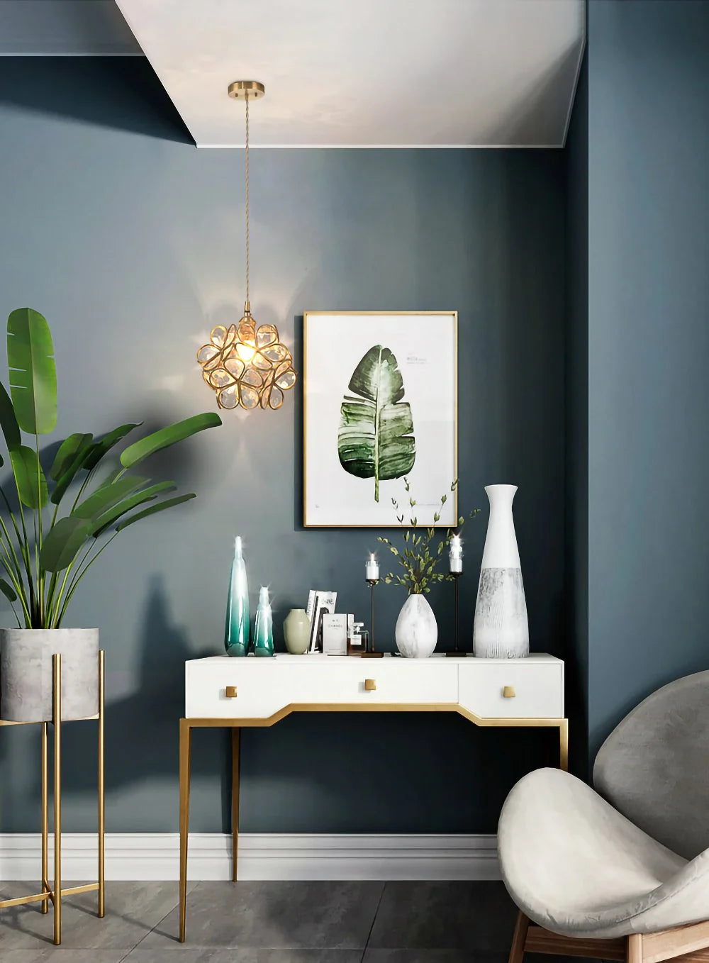 Glass Petal Pendant Lights - Nuvé