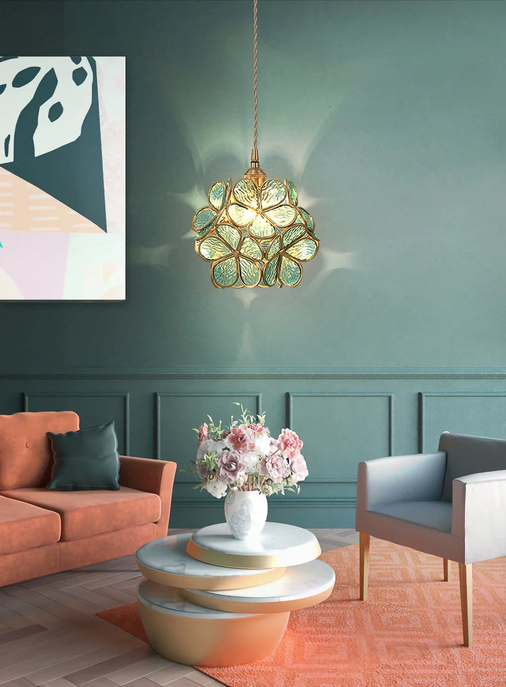Glass Petal Pendant Lights - Nuvé