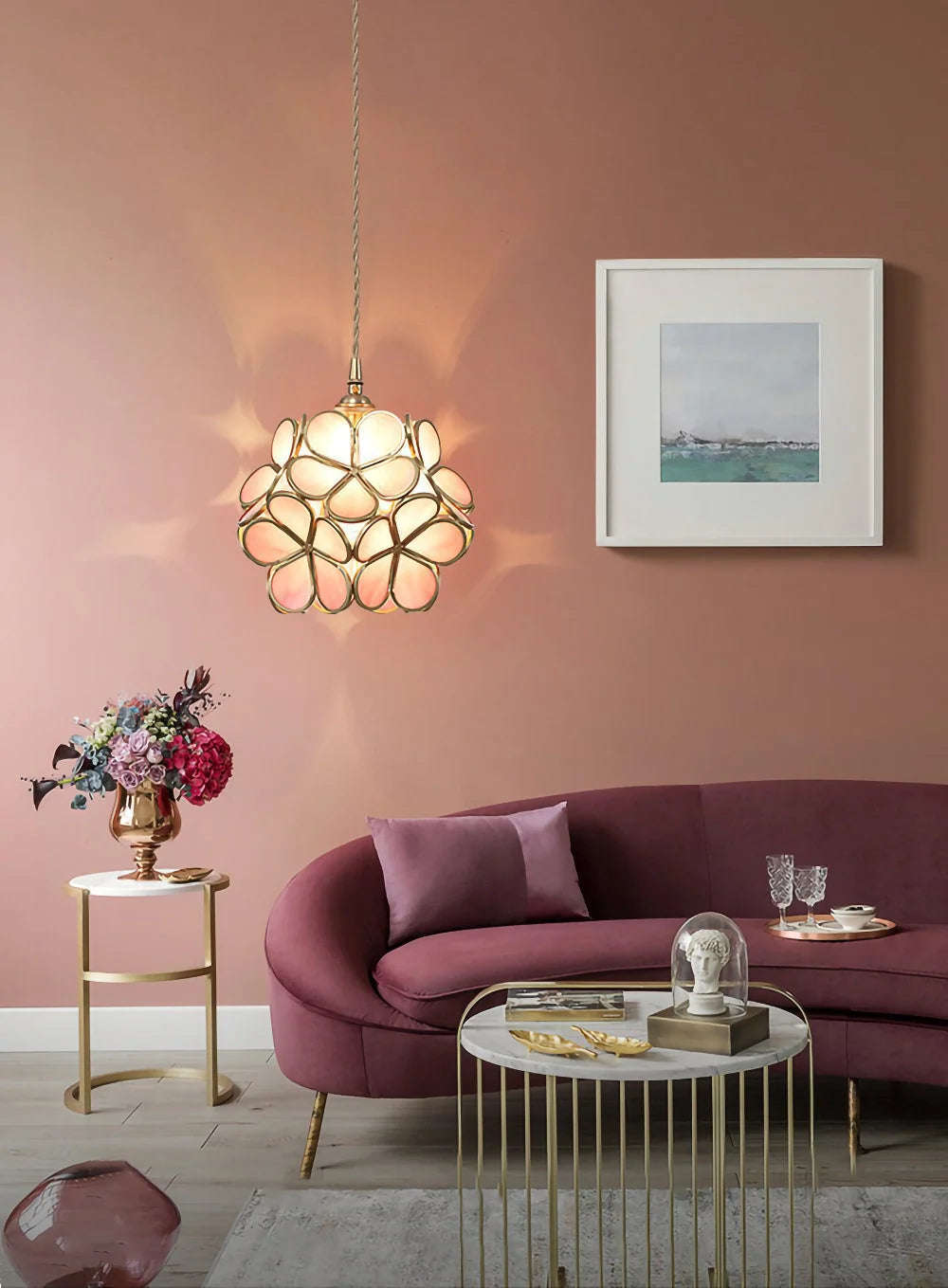 Glass Petal Pendant Lights - Nuvé