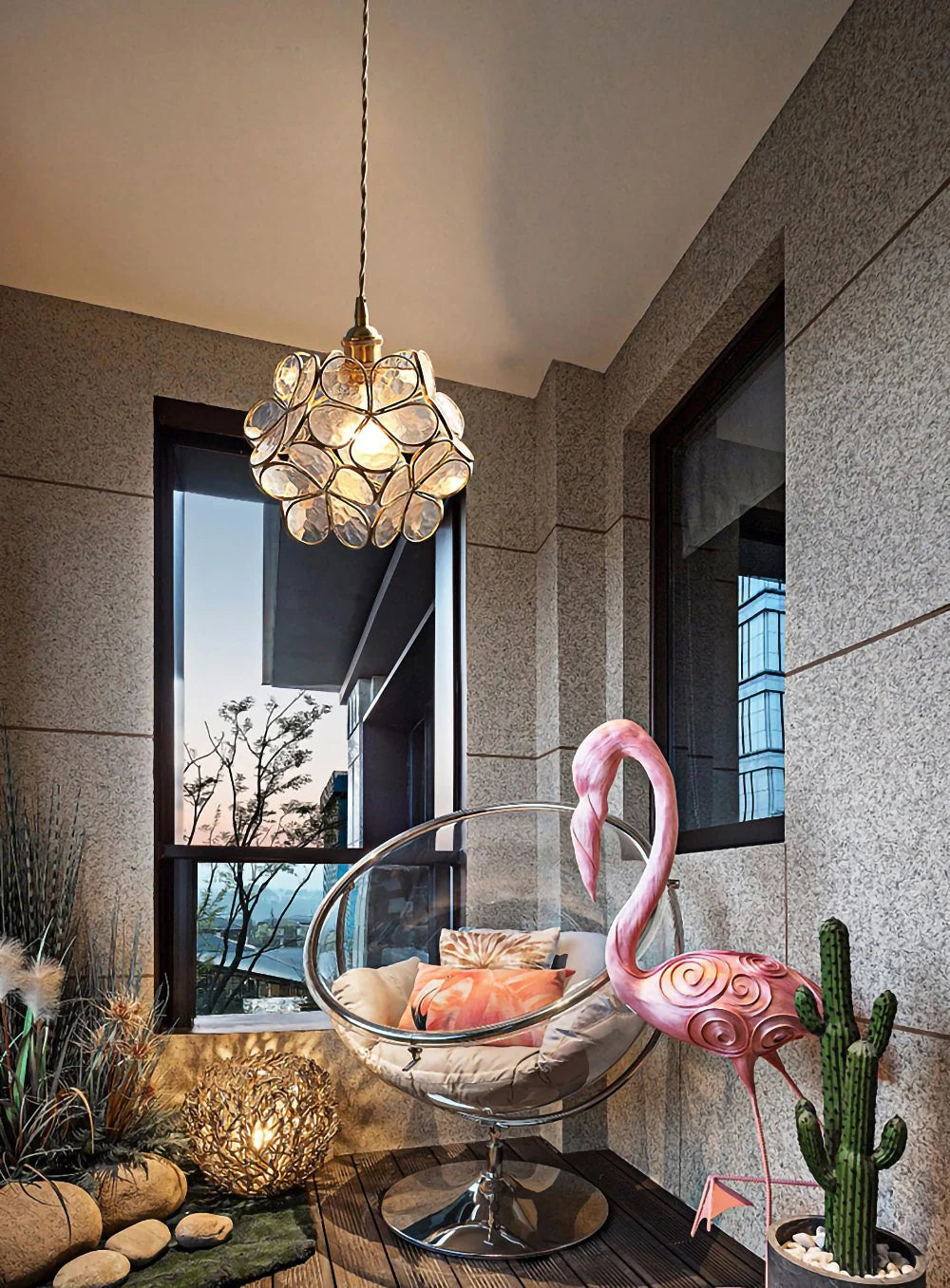Glass Petal Pendant Lights - Nuvé