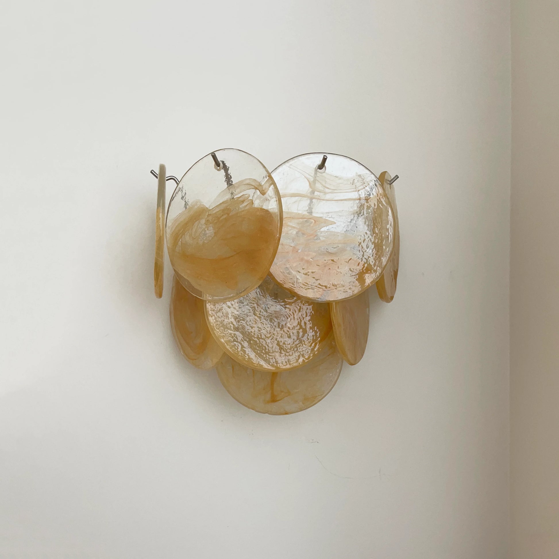 Gold Vintage Murano Glass Wall Lamp - Nuvé