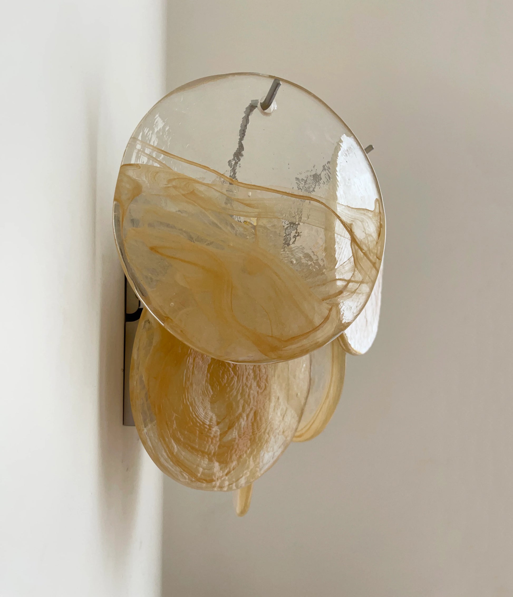 Gold Vintage Murano Glass Wall Lamp - Nuvé