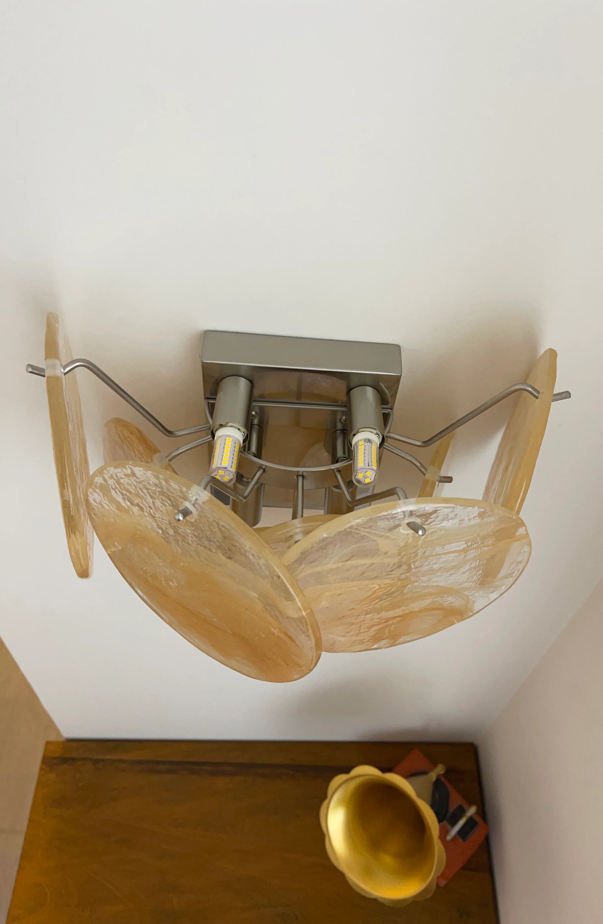 Gold Vintage Murano Glass Wall Lamp - Nuvé