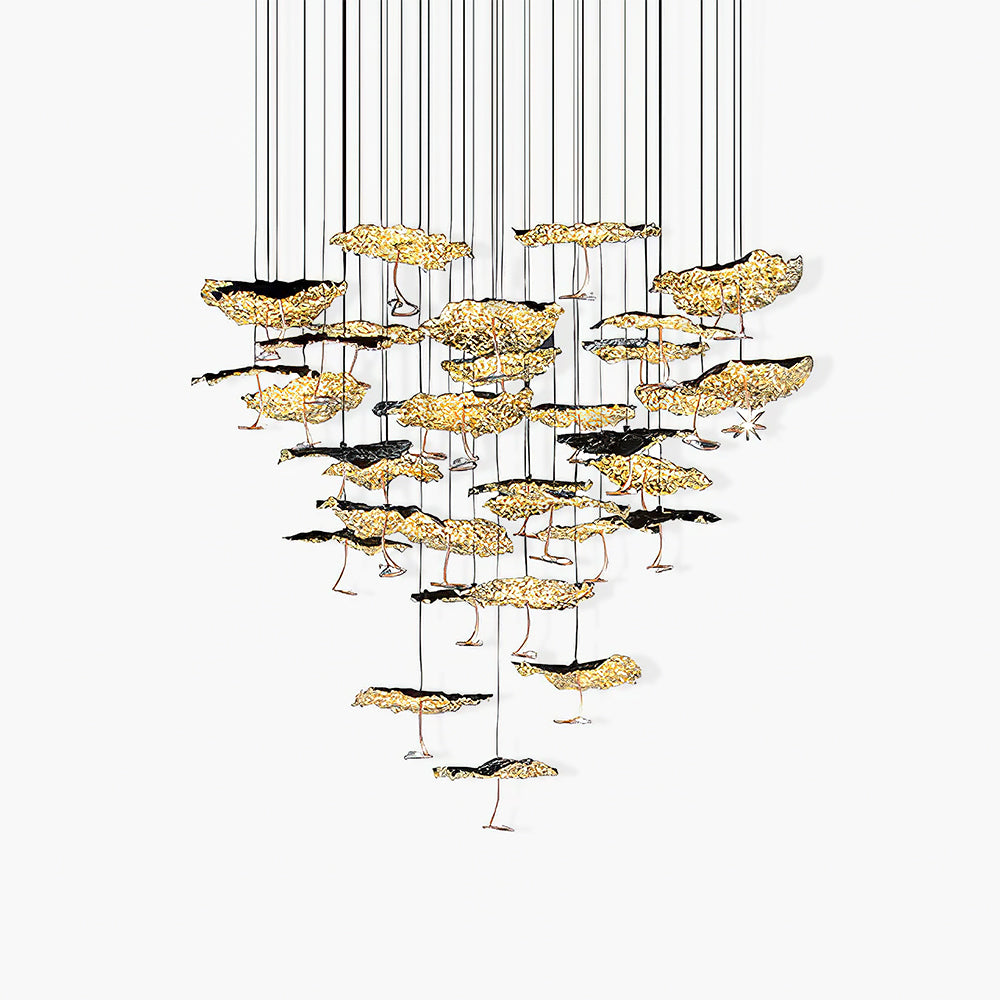Brass Aviary Constellation Chandelier - Nuvé