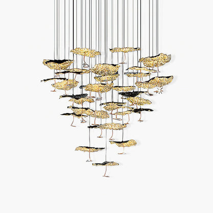 Brass Aviary Constellation Chandelier - Nuvé
