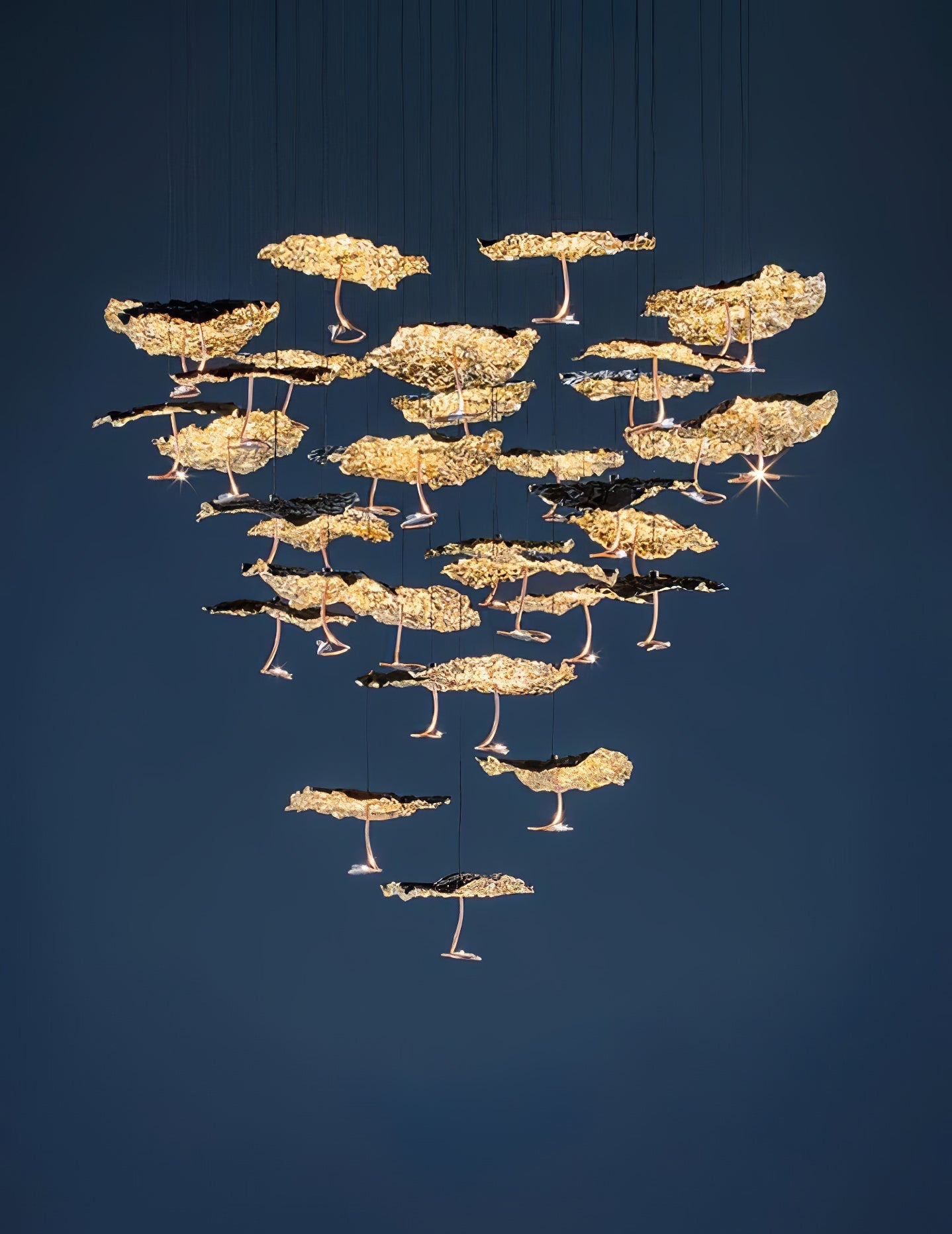 Brass Aviary Constellation Chandelier - Nuvé
