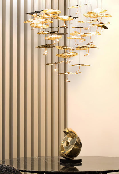 Brass Aviary Constellation Chandelier - Nuvé