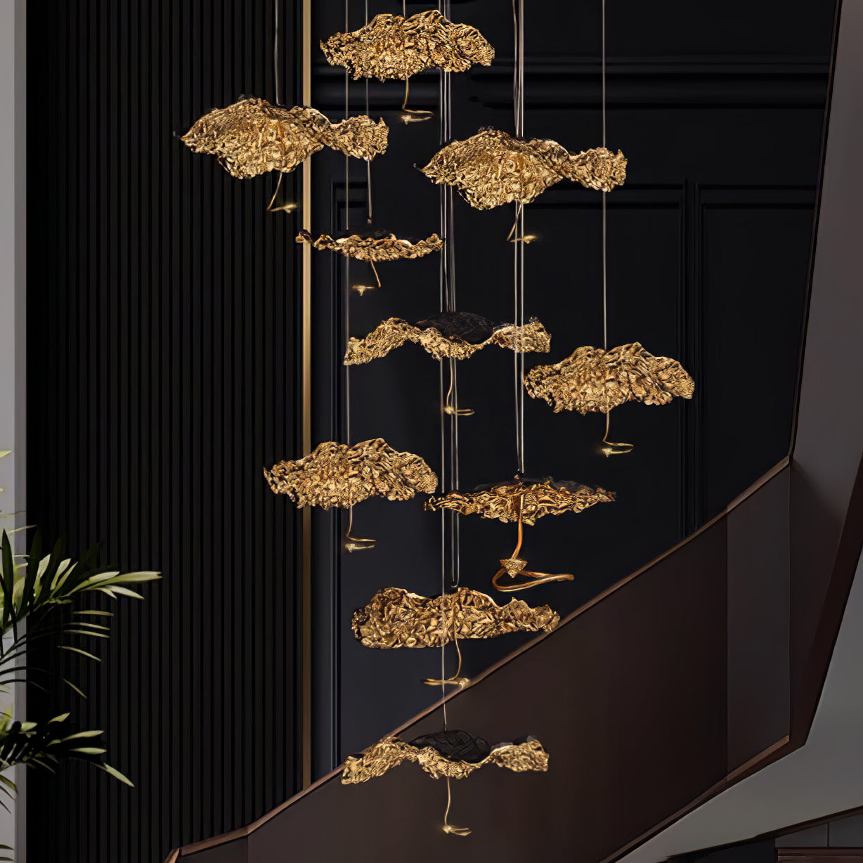 Brass Aviary Constellation Chandelier - Nuvé