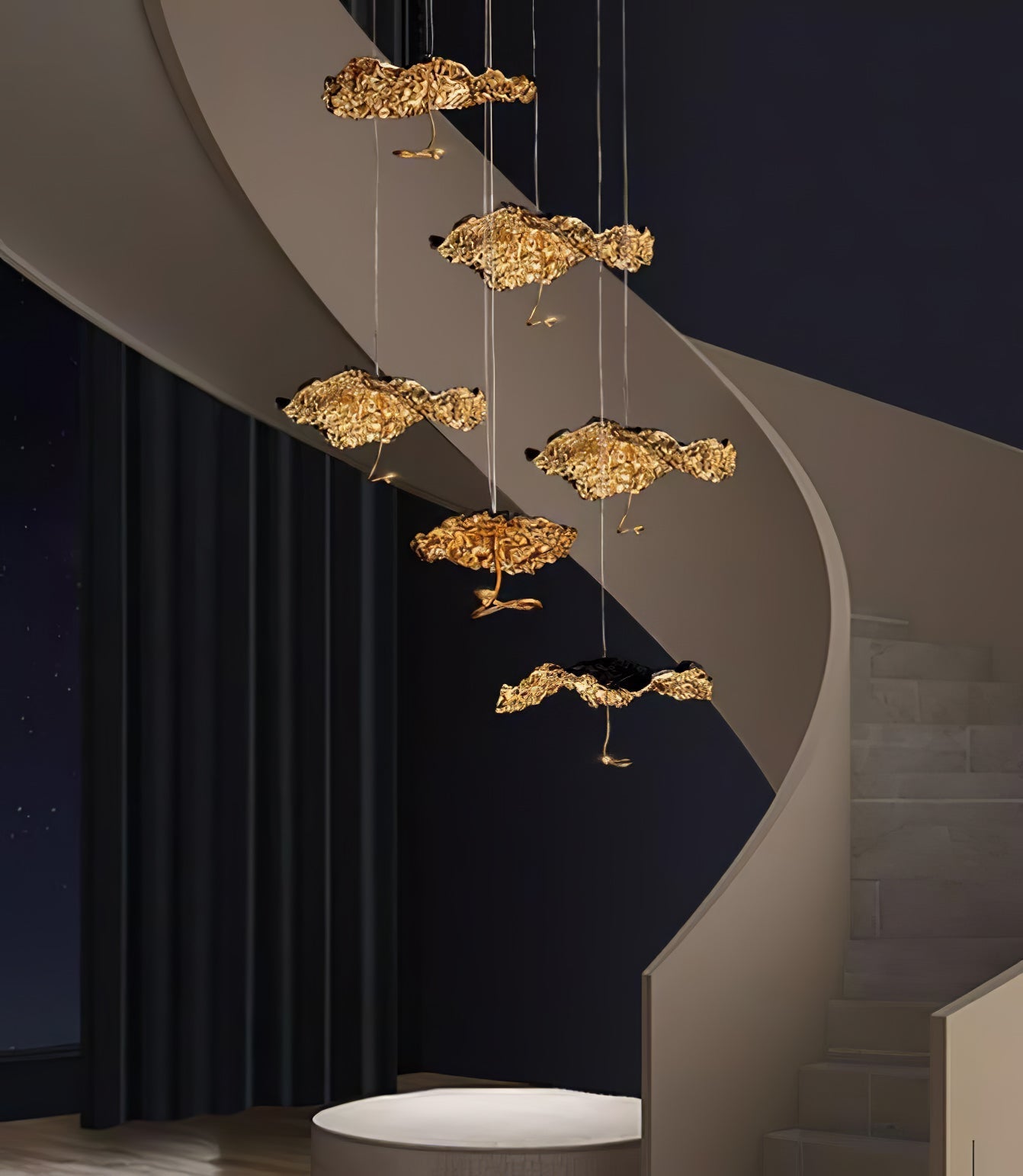 Brass Aviary Constellation Chandelier - Nuvé