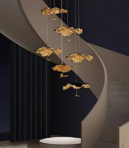 Brass Aviary Constellation Chandelier - Nuvé