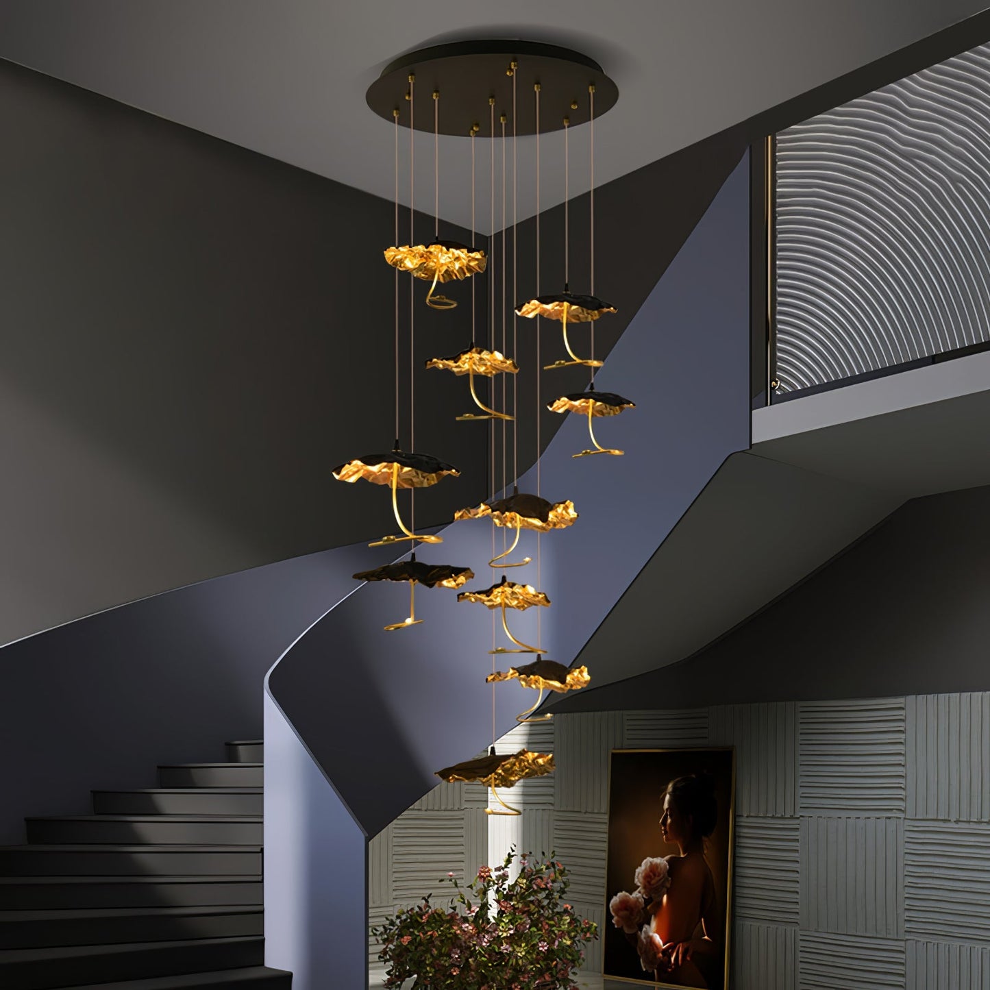 Brass Aviary Constellation Chandelier - Nuvé
