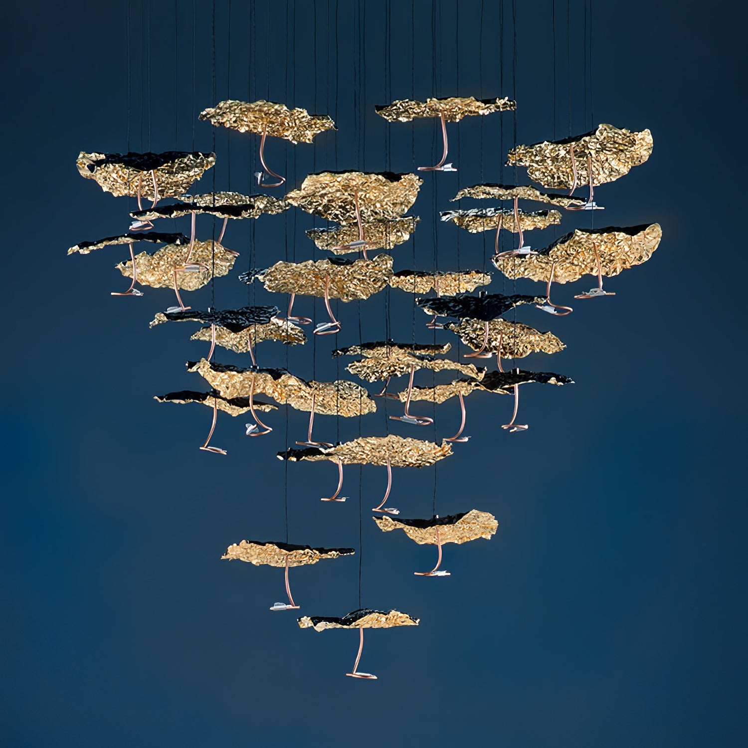 Brass Aviary Constellation Chandelier - Nuvé
