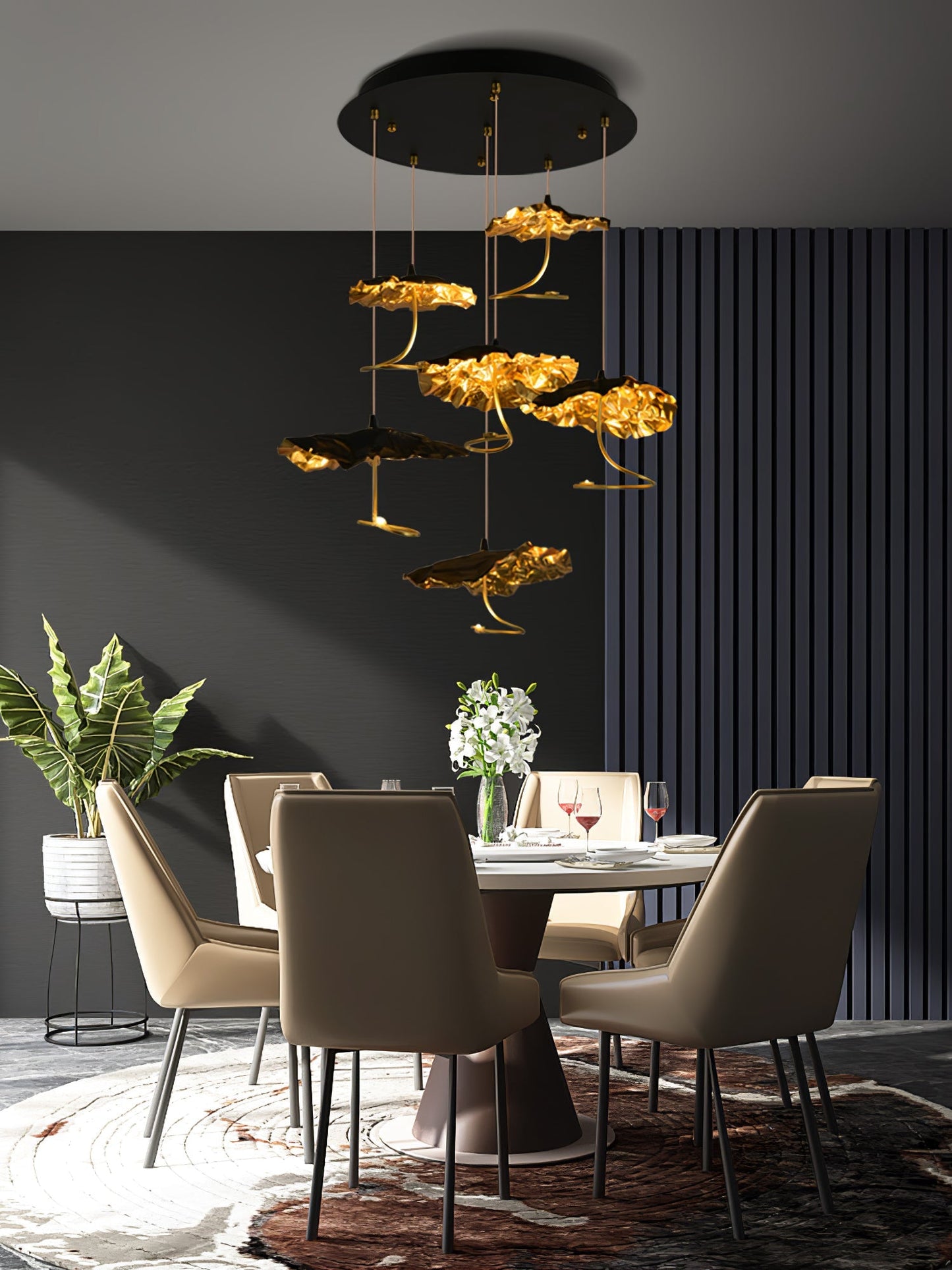 Brass Aviary Constellation Chandelier - Nuvé